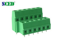 Blok terminal PCB hijau 5,08mm 300V 10A untuk konverter frekuensi