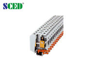20.0mm Din Rail Mounted Terminal Blocks, Blok PCB High Current Block 600V 150A