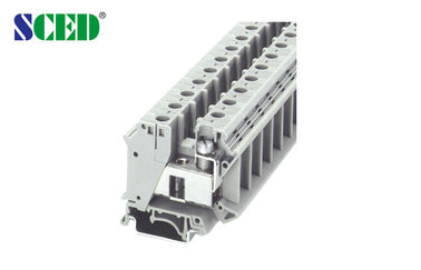Terminal Lebar 15.2mm Din Rail Terminal Blok Grey 800V 150A 50mm2