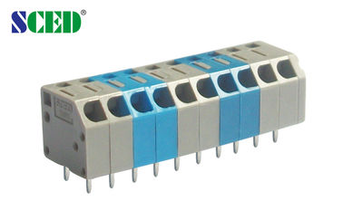45 Derajat Kawat Inlet Spring Terminal Block Pitch 3.50mm 300v 2P - 28P