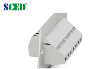 Pluggable 600v 75A Panel Mount Terminal Block 15.1mm Lebar Nikel Plating
