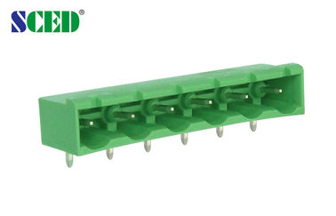 Blok terminal pluggable laki-laki 7,62mm 300V 18A untuk Desain Fleksibel