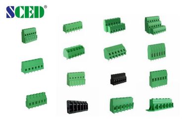 Terminal Masuk Kawat Sudut Kanan Blok Pitch PCB 3.81mm 300v 10A 2P - 28P