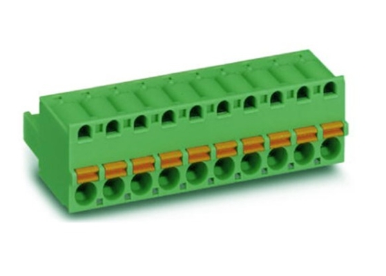 Blok Terminal Pluggable 5.0mm 250V Dengan 3000V AC / Menit Menahan Tegangan