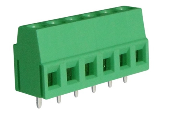Single Deck 300V 10A PCB Terminal Block M3 2-24 Poles 5.08mm Pitch