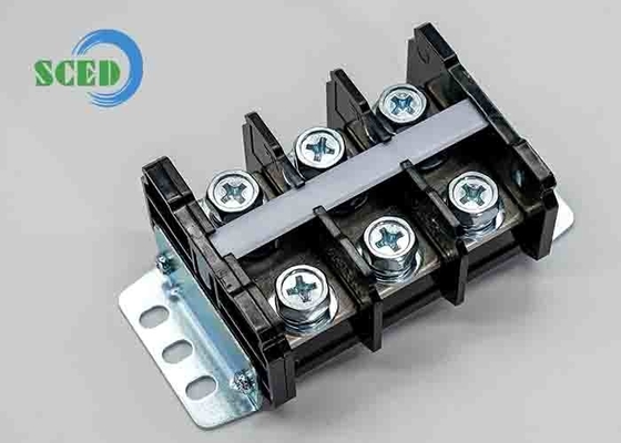 Polyamide Housing Material High Current Terminal Block 150A 2P-28P untuk aplikasi industri