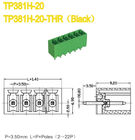 Bagian Laki-laki 8A Plug Terminal Block Pitch Kelas 3.5mm 300V UL94-V0