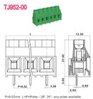 Warna Hijau Sekrup M3 9.52mm Blok Terminal PCB 300V 30A 2-16 Tiang