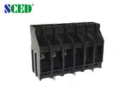 Sekrup 10-22 AWG Blok Terminal PCB Hitam 6.35mm Pitch 30A UL94-V0 30A