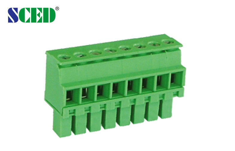 2-22 Tiang Kuningan Clamp Cage Plug In Terminal Block Dengan M2 Screw Female Sockets