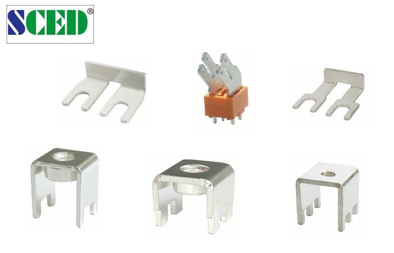 M5 Arus Tinggi Blok Terminal Aksesoris 80A Komponen Elektronik PCB 10x10.5mm