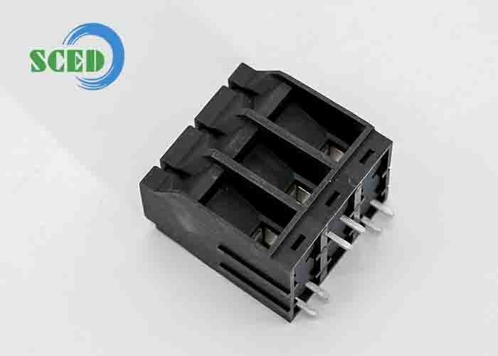 600V PA66 10.16mm 57A Spring Terminal Block dengan Brass Clamp Cage φ1.8 -40C- 105C
