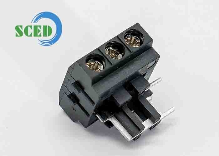 300V 10A M3 sekrup terminal blok konektor 12 24 AWG PBT 6.2mm Spacing Kuningan