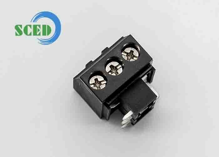 PA66 5,7mm Kuningan 300V 10A M3 Sekrup Terminal Blok Konektor 10 - 22 AWG