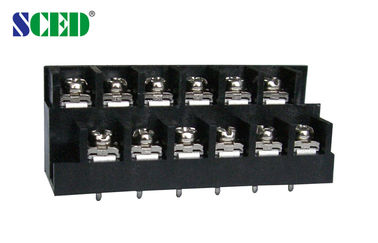 Terminal Penghalang PBT Memblok Jarak 8.70mm 250V / 15A 14 Kutub UL94-V0