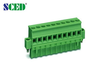 Nikel Disepuh Terminal Listrik Blok Female Parts PA66 Brass Clamp Cage