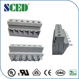 Panel Mount Wiring Terminal Block Feed Melalui Konektor 600V 50A