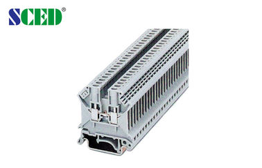 Terminal Satu Deck Din Rail Blok Terminal Width 5.2mm 600V 20A