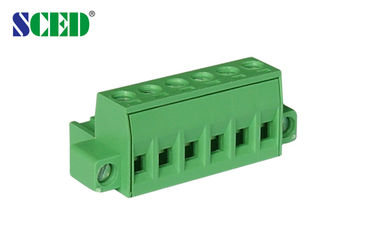 Terminal Listrik Hijau Blok PA66 Brass Pitch 5.08mm 300V 18A 2 - 22 Polandia