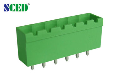 Lapangan 5.08mm plug in terminal blok konektor 2-24 Poles Green Plastic Pria Bagian