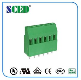 Kabel Screw Tipe Euro Terminal Blok 300V 10A PA66 Terminal Kuningan
