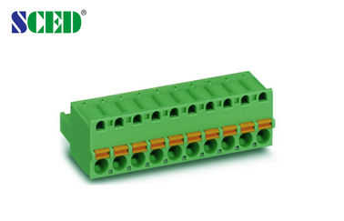Kuningan Pitch 5.08mm Terminal Listrik Blok Perumahan Plastik 300V 18A