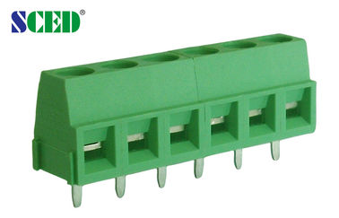 Kuningan 5.08mm Jarak PA66 300V 10A M3 Konektor Blok Terminal Sekrup 14-30 AWG