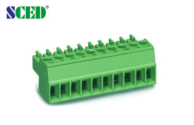 PA66 Female Pluggable Terminal Block Connector 3.5mm Pitch 300V 8A 2-22 Tiang