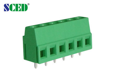 5.08mm Pitch PCB Terminal Blok 300V 10A M3 2-24 Tiang Warna Hijau