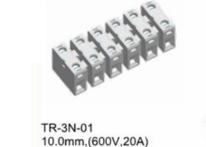 Umpan 50A Pitch 13.5mm Melalui Terminal Blok 2-16 Tiang Tembaga