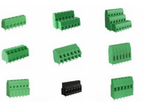 10A 2P-28P Sudut Kanan Kawat Inlet Terminal Blok Pitch PCB 3.81mm 300v