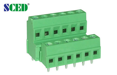 Pitch 3.8mm Blok Terminal PCB, Double Level Clamp Euro Screw Terminal Block
