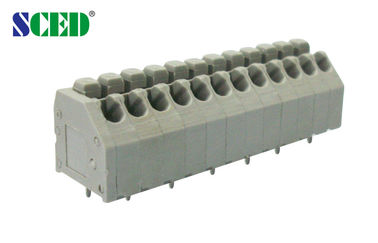 Screwless PCB Spring Terminal Block, 3.50mm Power Terminal Block 300V