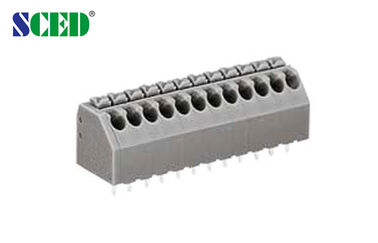 5A PCB Spring Terminal Block 3.50mm Dengan 45 Degree Wire Inlet
