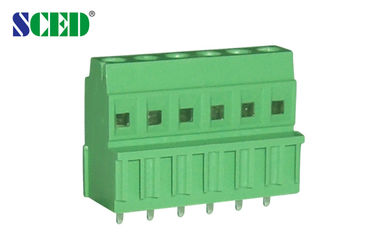 300V 10A 28P PCB Screw Clamp Terminal Block 3.81mm Pitch, Right Angle Wire Inlet