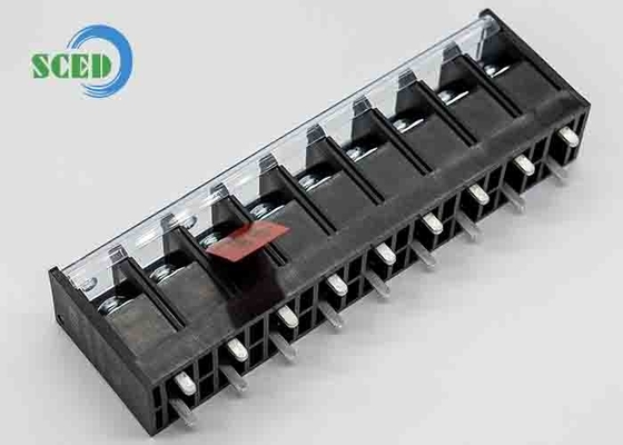 Blok Terminal Penghalang Pitch 14.50mm 600V 40A 4-14P Blok Terminal Daya M5 Baja