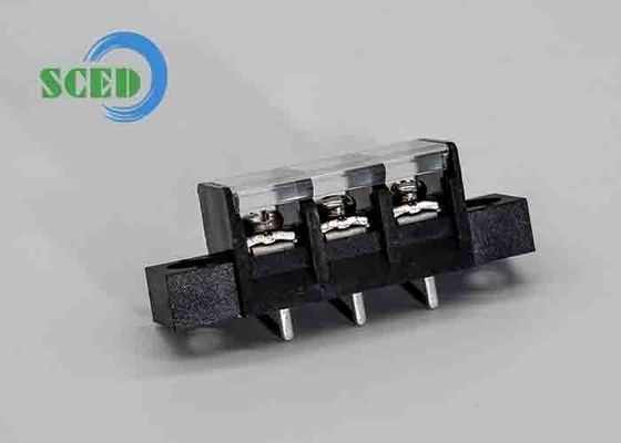 Blok Terminal Penghalang M4 Sekrup 11.00mm 300V 30A 2-16P Blok Terminal Daya