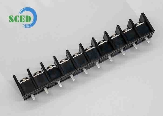 Blok Terminal Penghalang Kontrol Otomatis Daya Berat 11.00mm 2-22P M4 Sekrup Baja