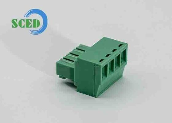 500MΩ Resistensi Isolasi DIN Rail Terminal Block untuk Aplikasi Industri