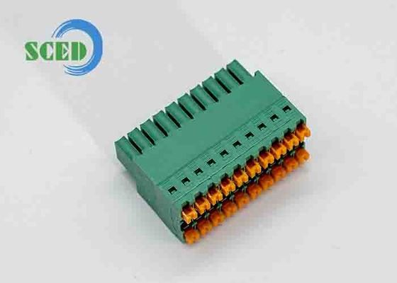 Kompak Plug In Terminal Block dengan 5A Current dan φ1.2mm Pcb Hole Diameter