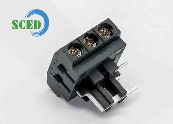 Blok Terminal Sekrup PCB Pemasangan Melalui Lubang -40C- 105C dengan Kuningan Suhu Tinggi. Pin Header Berlapis Timah