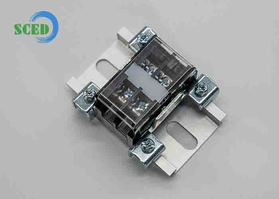 18-1/0 Wire Range Rail Mounted Terminal Blocks untuk pemasangan yang mudah dan aman pada tipe pemasangan rel DIN
