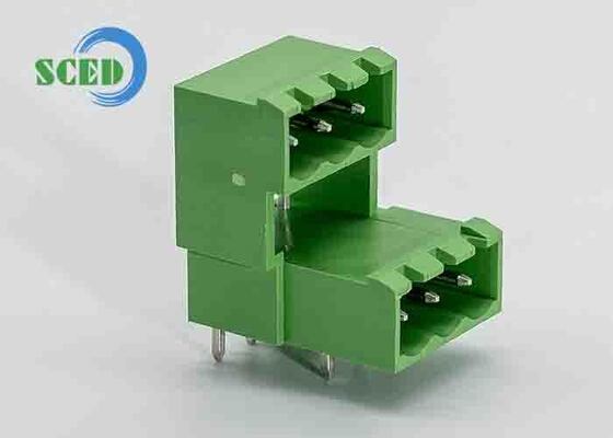 Gold Flash Terminal Block Connector Nominated Current 5-20A Tin Plated Electrical Connector untuk Sistem Kontrol Industri