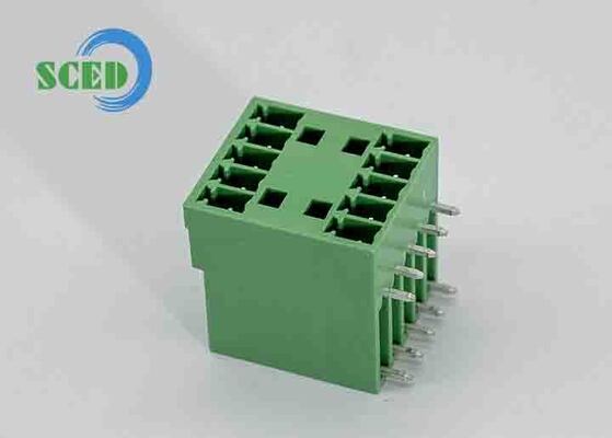 Zinc Plated Pluggable Terminal Block dengan PA66 Housing dan Voltage 150V untuk koneksi listrik yang aman