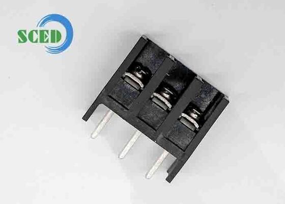 PBT Insulation Material Barrier Terminal Block Rated Current 30 Amps Konektor aman dan listrik untuk mesin industri