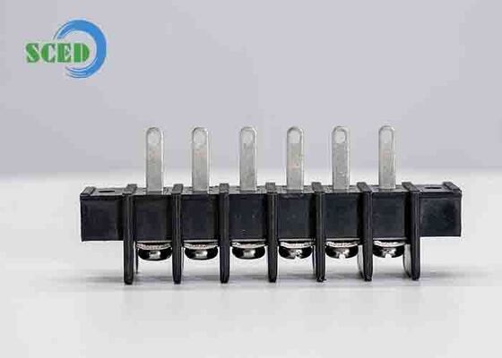 PBT Insulation Material Barrier Terminal Blok 2 sampai 24 Kutub Jumlah Kontak 2P sampai 24P Terminal Sambungan Listrik