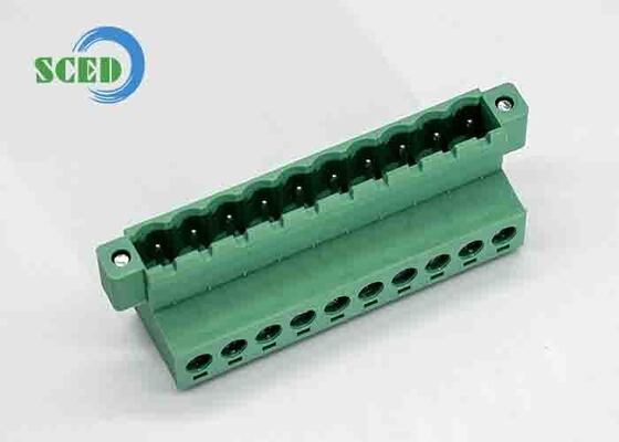 19.2x9.5mm Lainnya Lihat Gambar Plug In Terminal Block Din Rail Terminal Block Konektor Listrik Ideal untuk Panel Listrik