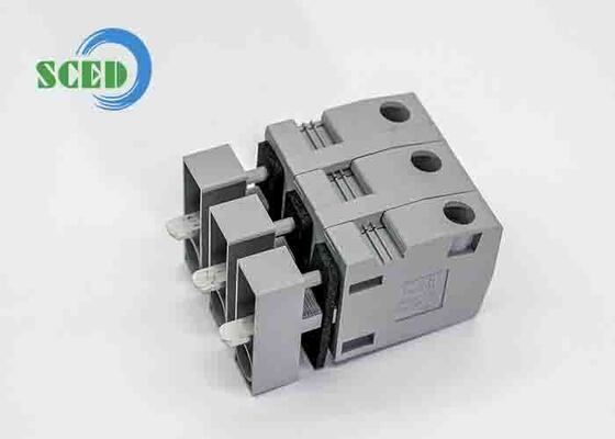 Panjang Pengupasan 11mm Blok Terminal Melalui Panel Menyediakan Jumlah Posisi 2 Hingga 24 dan Sangkar Klem Baja untuk Koneksi Sirkuit