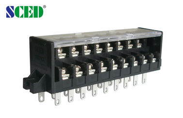 Pitch 7.62mm Barrier PCB Screw Terminal Block Connectors Tegangan Tinggi