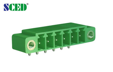 Terminal Komunikasi Pluggable Blok Pitch Vertikal Inlet 3.81mm 300V 8A 2P-20P